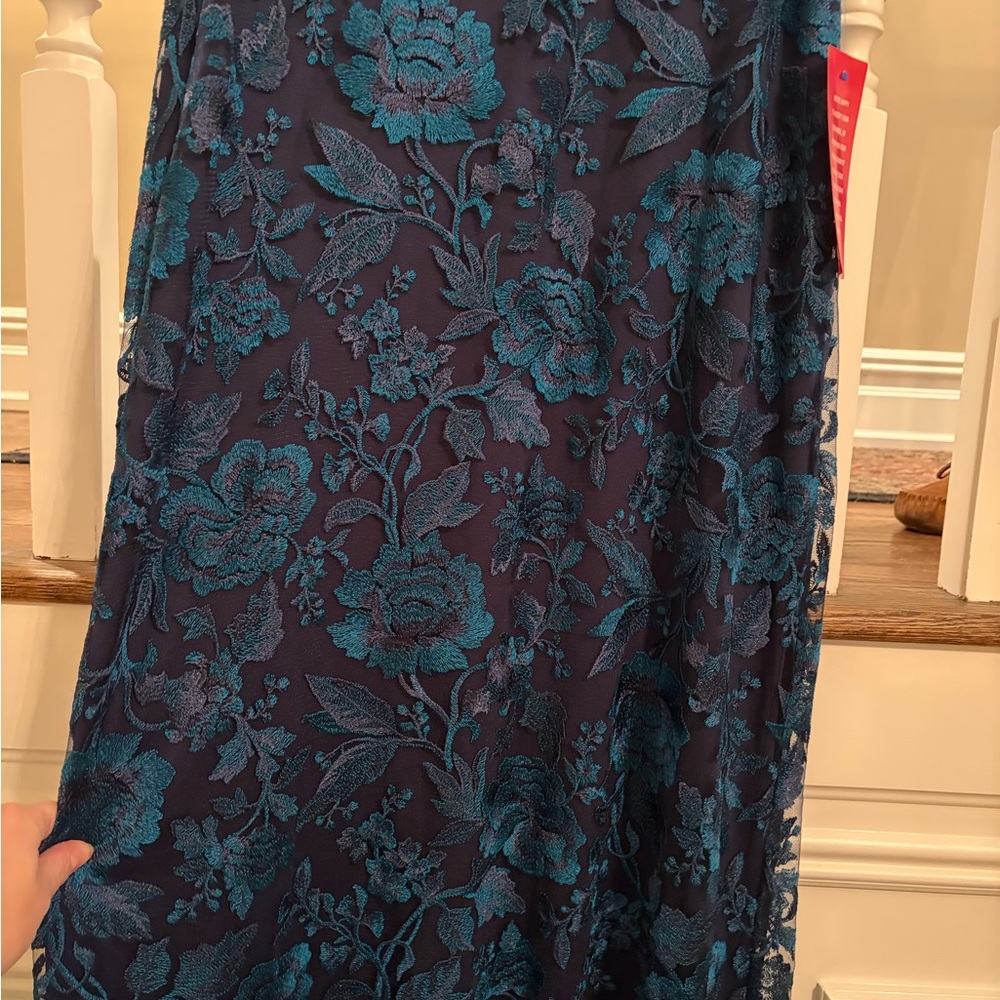 Tadashi Shoji Azure Lace Dress Never Worn With Tags - Picture 3 of 5